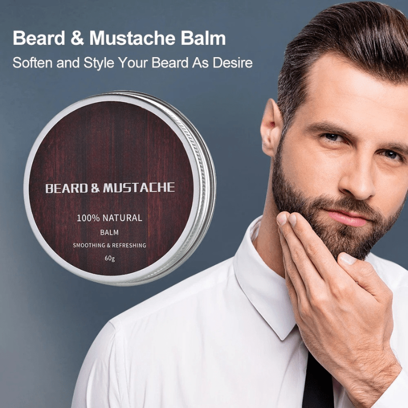 Beard Growth Kit - Dermaroller & Natural Oil Care Set