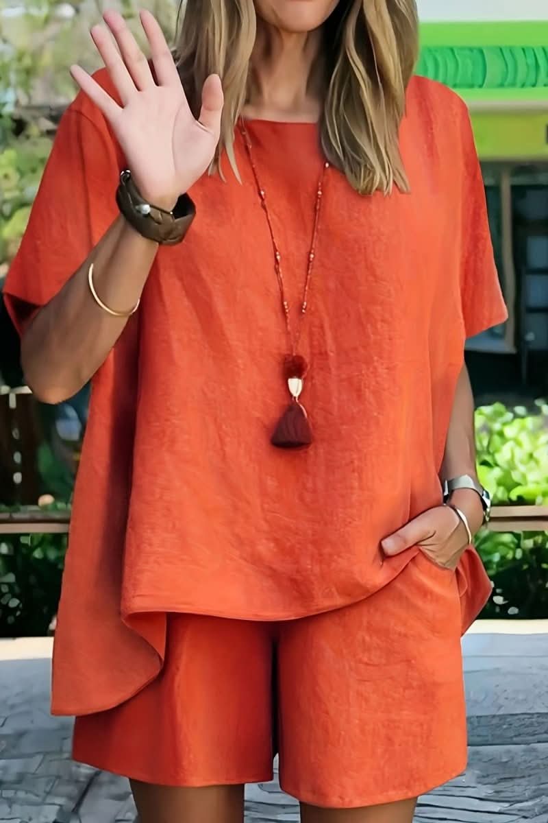 Relaxed Summer Co-Ord Leisure Set