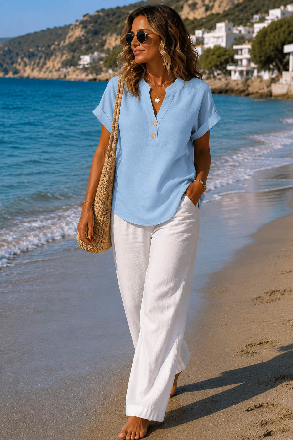 Breathable Button-Detail Shirts for Effortless Everyday Style