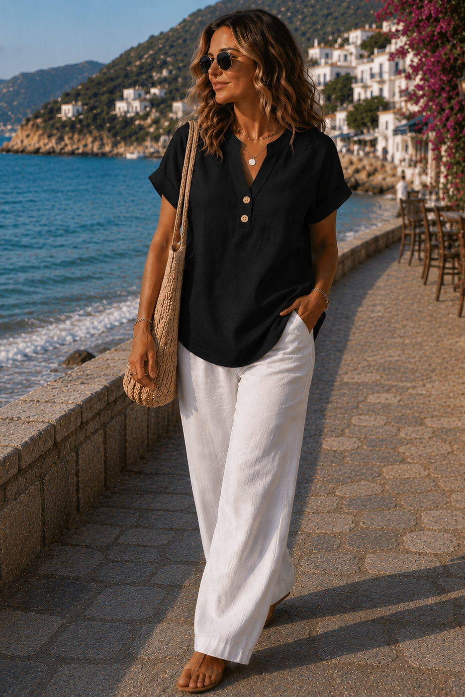 Breathable Button-Detail Shirts for Effortless Everyday Style