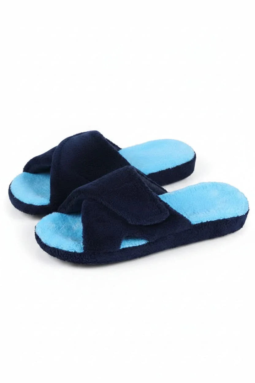 Adjustable Open Toe Comfort Slippers