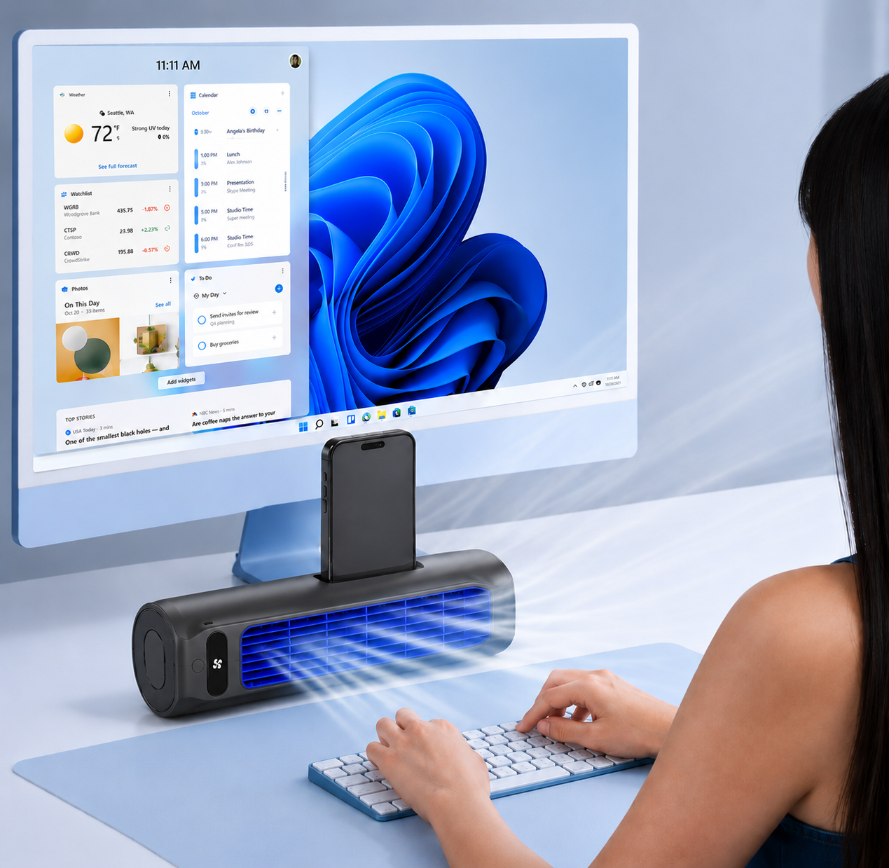 Portable Rechargeable Bladeless Air Conditioner