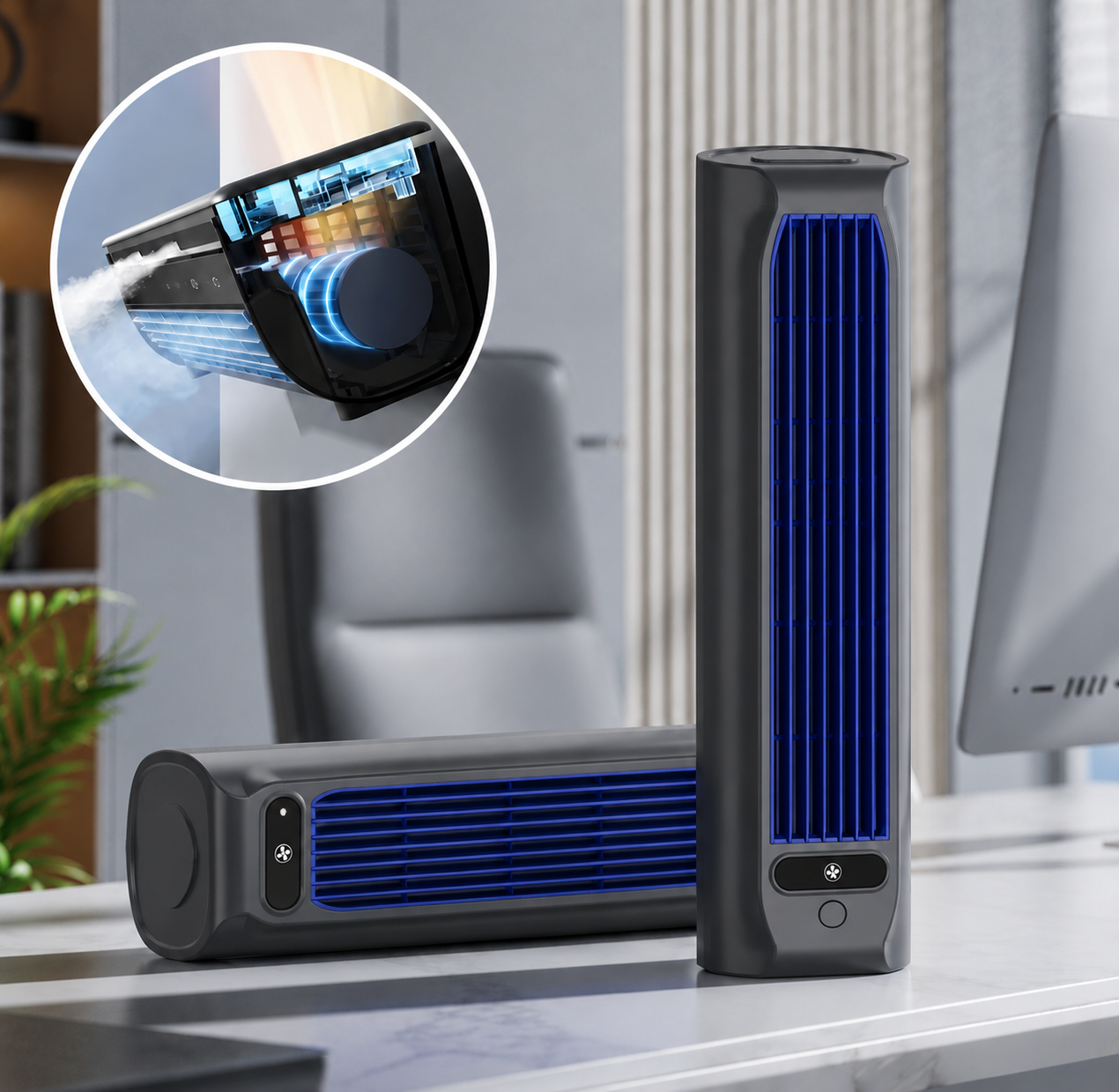 Portable Rechargeable Bladeless Air Conditioner
