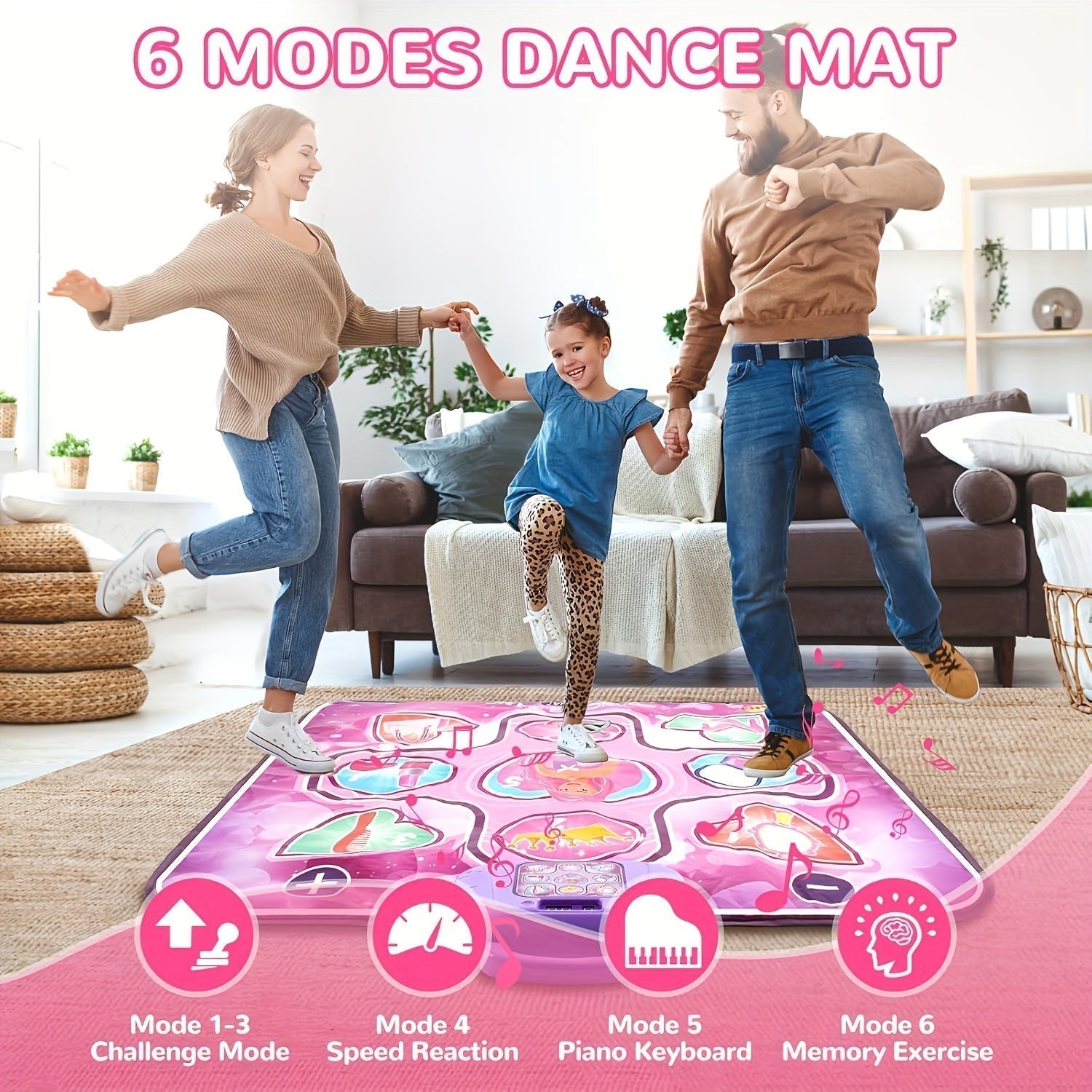 Interactive Musical Dance Mat for Girls with Scoring Function