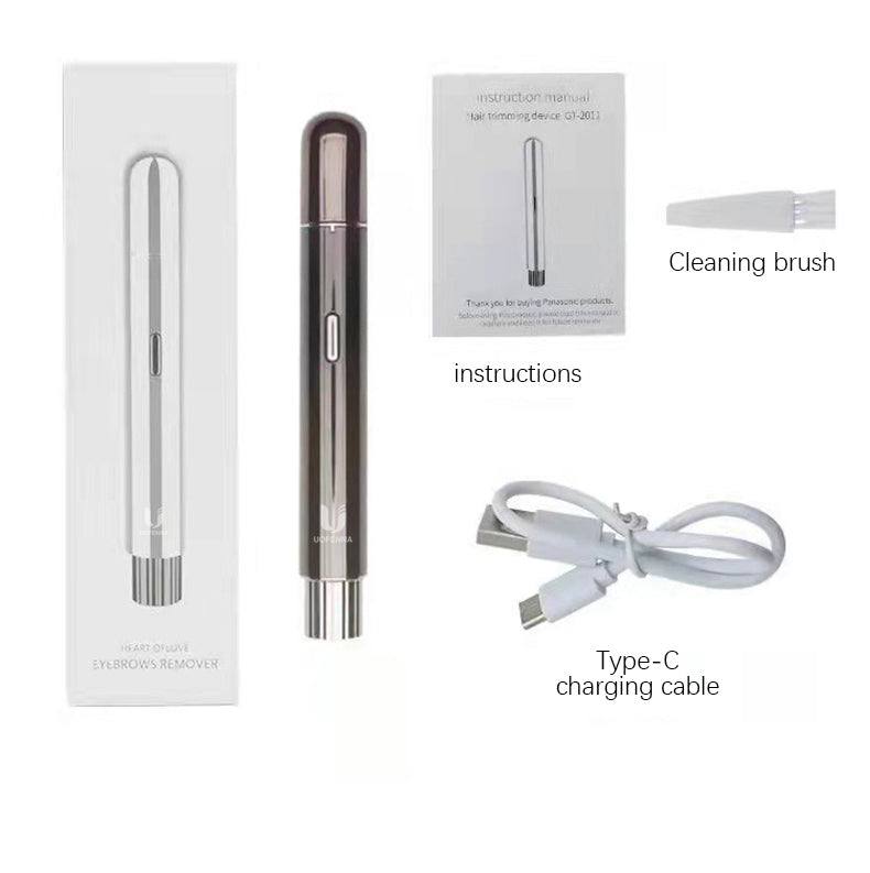 USB Rechargeable Nose, Ear & Eyebrow Hair Trimmer
