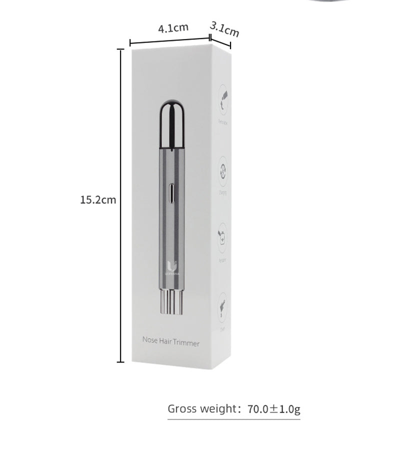 USB Rechargeable Nose, Ear & Eyebrow Hair Trimmer