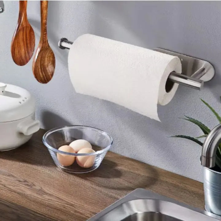 Drill-Free Wall-Mounted Kitchen Paper Towel Holder