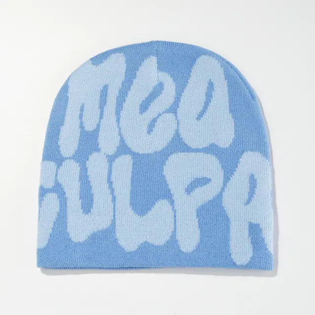 Y2K-Style Knit Beanie for Men and Women