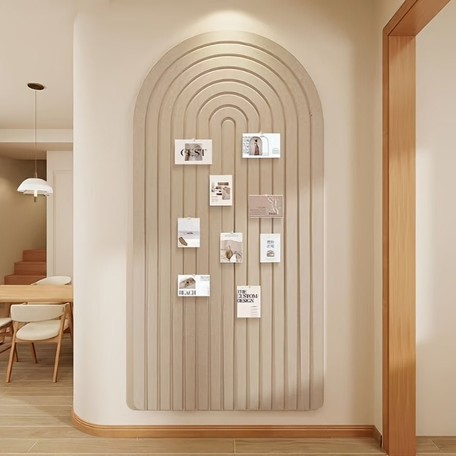 Curved Felt Pinboard, Modern Arch Wall Organizer