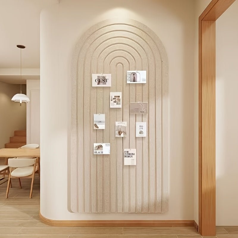 Curved Felt Pinboard, Modern Arch Wall Organizer