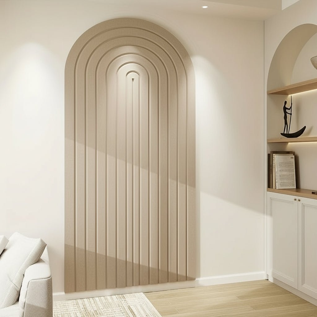 Curved Felt Pinboard, Modern Arch Wall Organizer