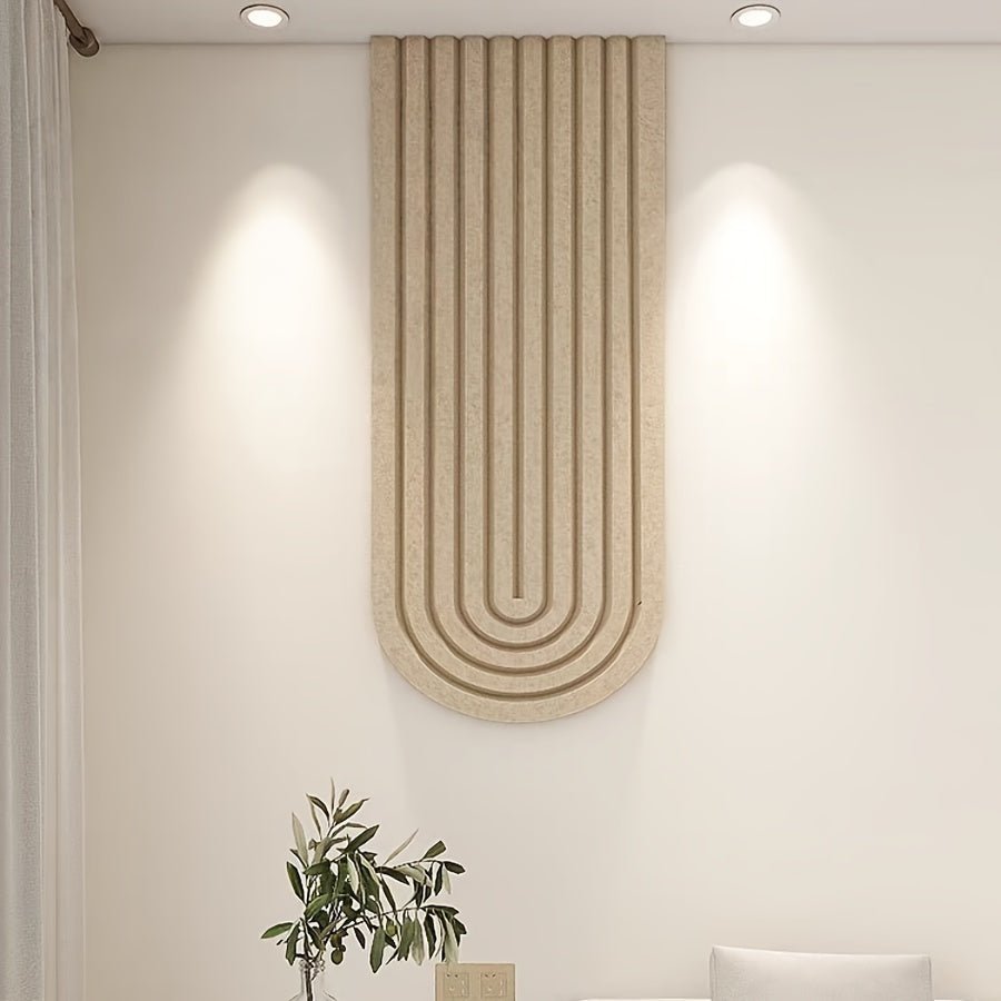 Curved Felt Pinboard, Modern Arch Wall Organizer