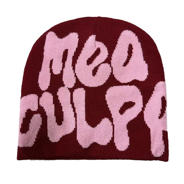 Y2K-Style Knit Beanie for Men and Women