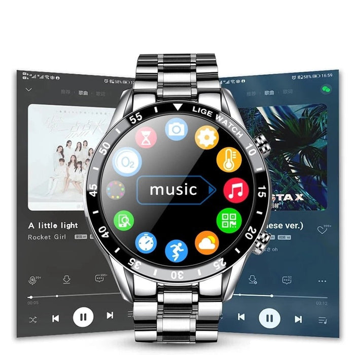 Luxury 4G Smartwatch with Calls, GPS & AMOLED Display
