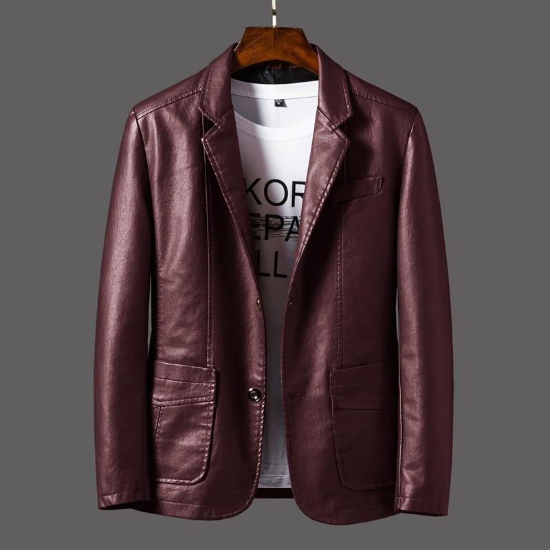Men's Premium Lambskin Leather Blazer, Modern Cut