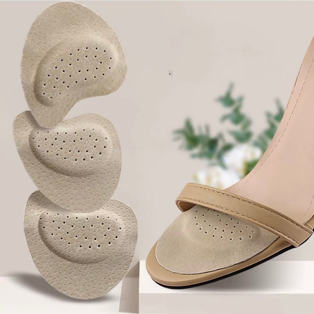 Anti-Slip Comfort Pads for Sandals – Forefoot Cushions