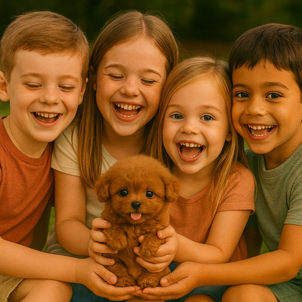 Interactive Plush Pet Toy - Touch & Voice Responsive Companion