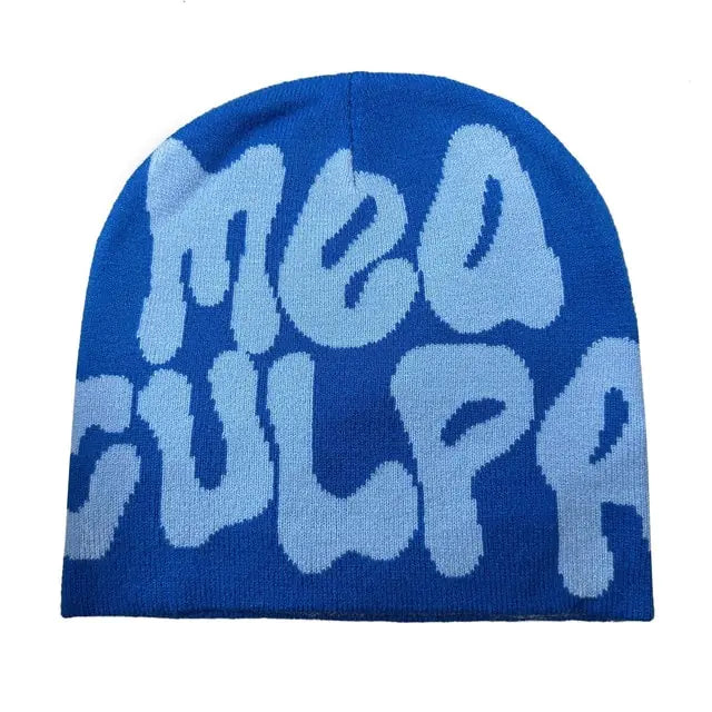 Y2K-Style Knit Beanie for Men and Women