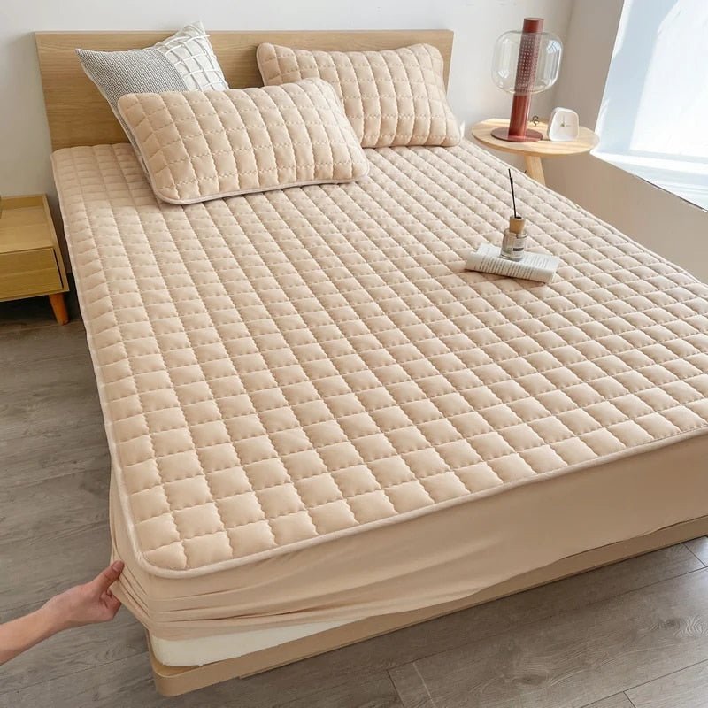 Premium Quilted Mattress Protector - Waterproof & Breathable