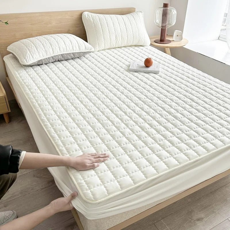 Premium Quilted Mattress Protector - Waterproof & Breathable