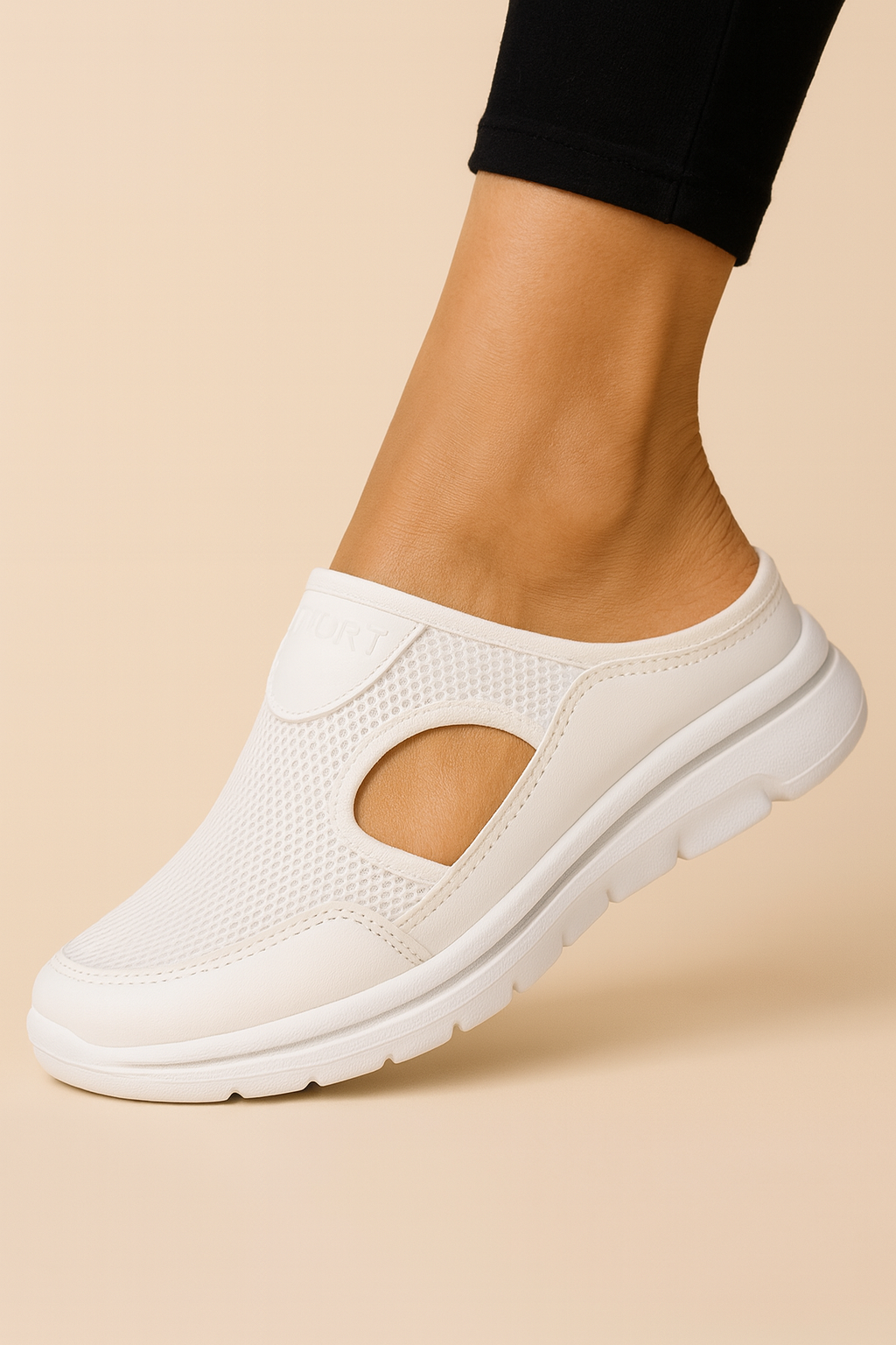 Lightweight Orthopedic Slippers with Cork Insole