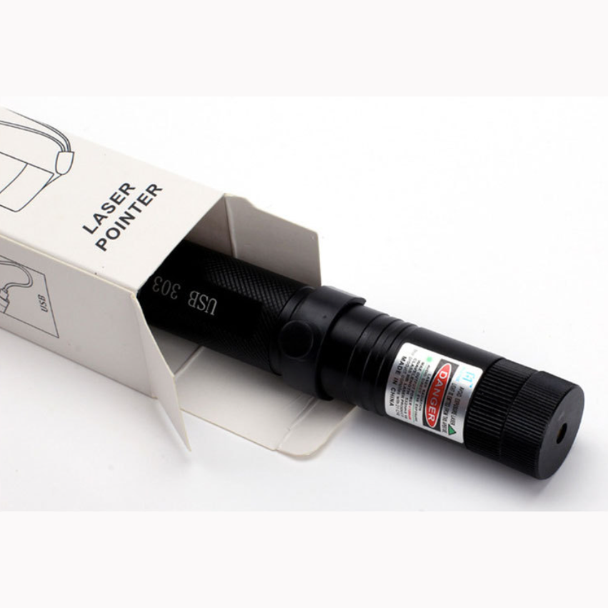 Adjustable Focus Laser Pointer - Aerospace-Grade Aluminium