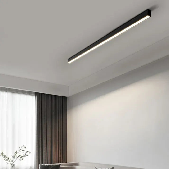 Modern LED Ceiling Light - Linear Flush Mount Fixture