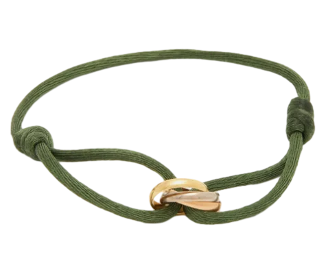 Minimalist Cord Bracelet with Rose Gold Infinity Charm