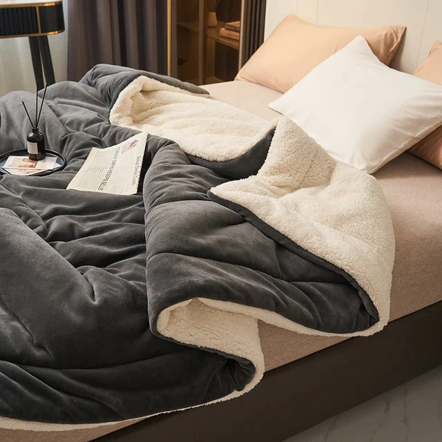 Luxury Flannel Fleece Throw Blanket, Plush Comfort