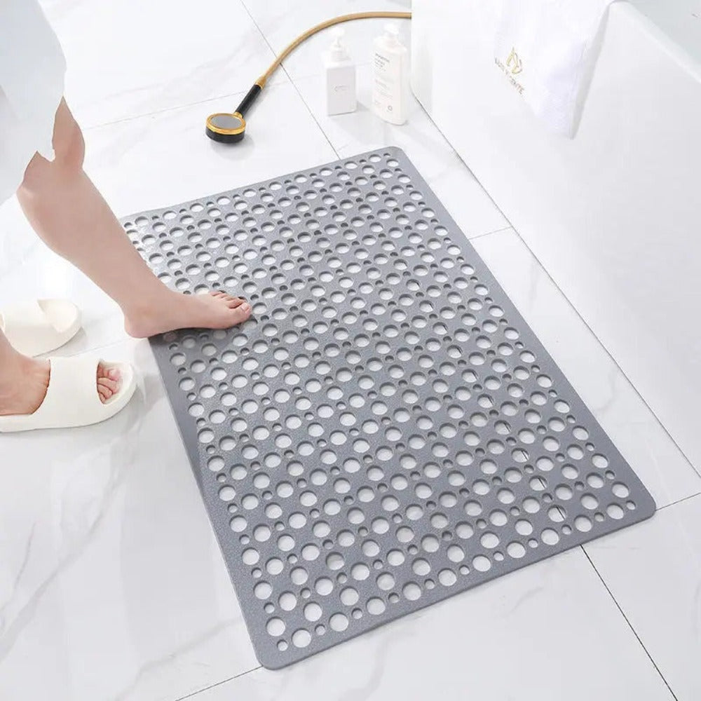 Non-Slip Shower Mat with Suction Cups - PVC Bath Mat