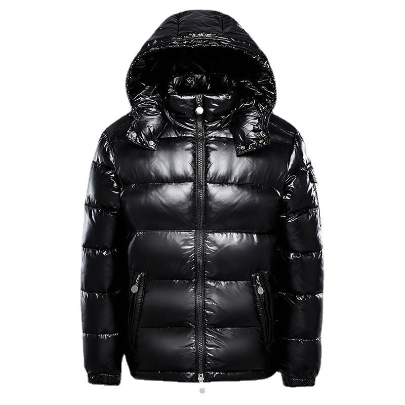 Winter Down Puffer Jacket - Water-Repellent Quilted Coat