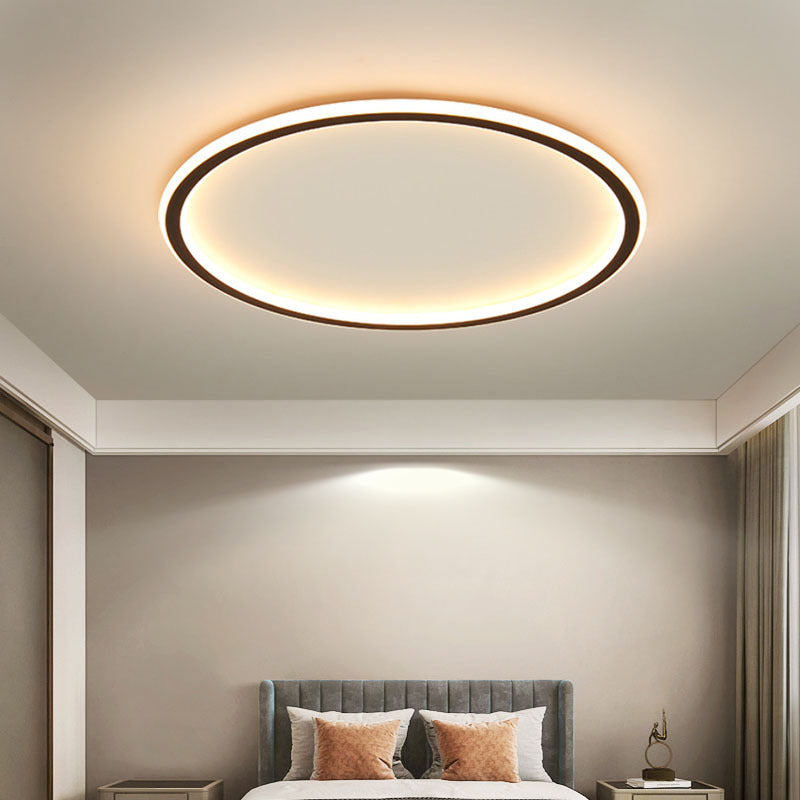 Scandinavian Round LED Ceiling Light - Modern Design