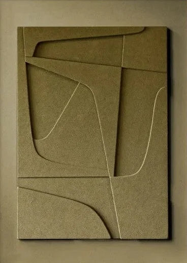Minimalist Abstract 3D Geometric Canvas Wall Art