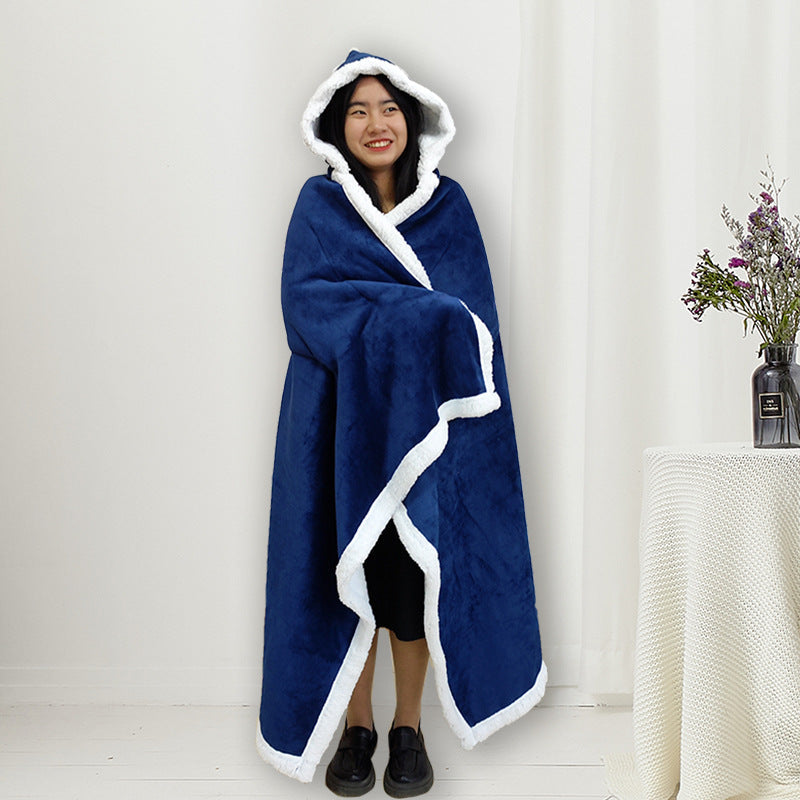 Women's Hooded Fleece Blanket