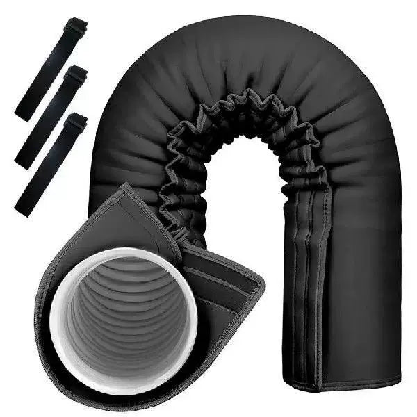 Insulated Exhaust Hose Cover with Velcro Strap for AC & Dryer