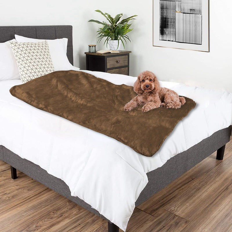 Soft Reversible Cuddle Blanket for Cats - Hypoallergenic