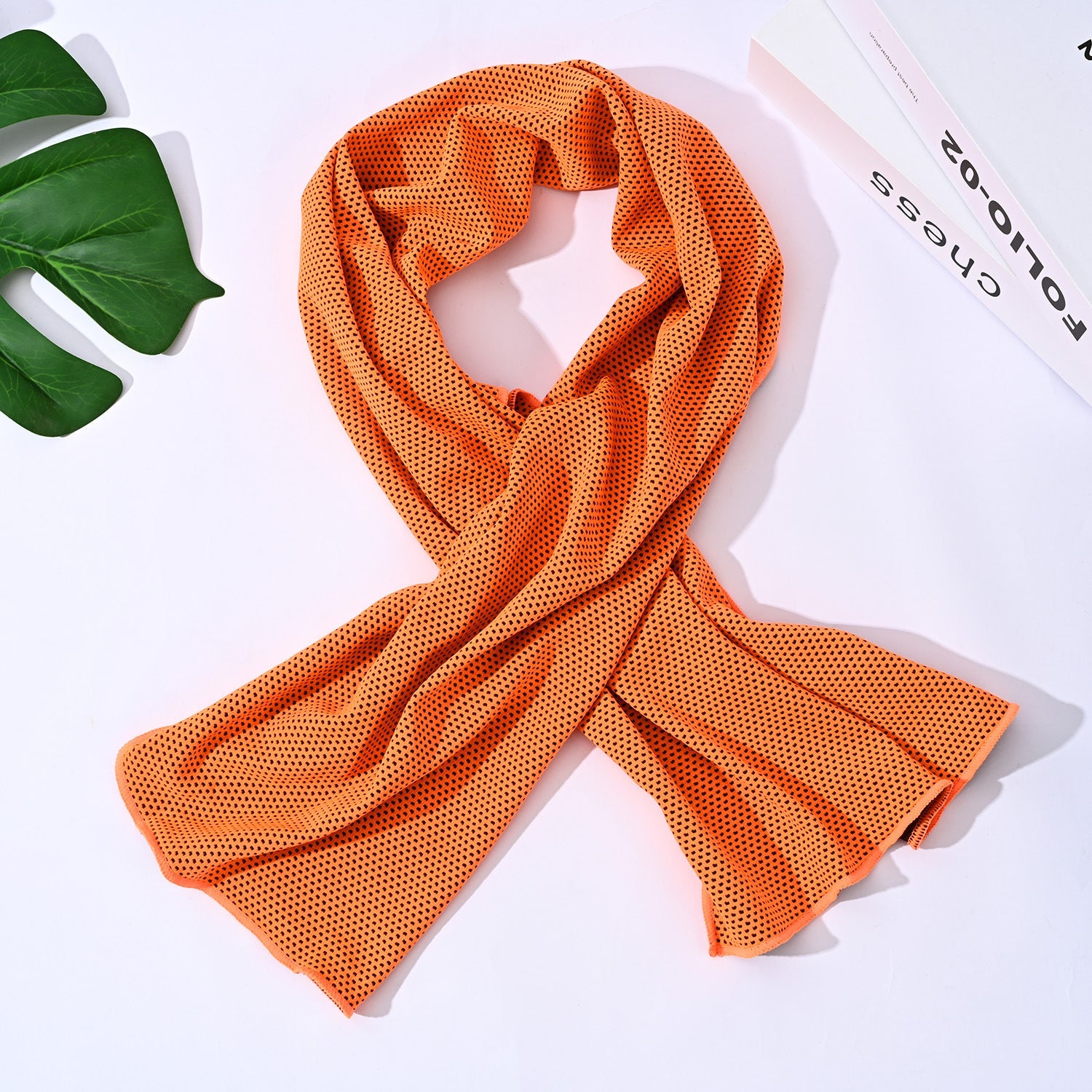 Women's Breathable Sporty Scarf - Mesh Fabric for Workouts