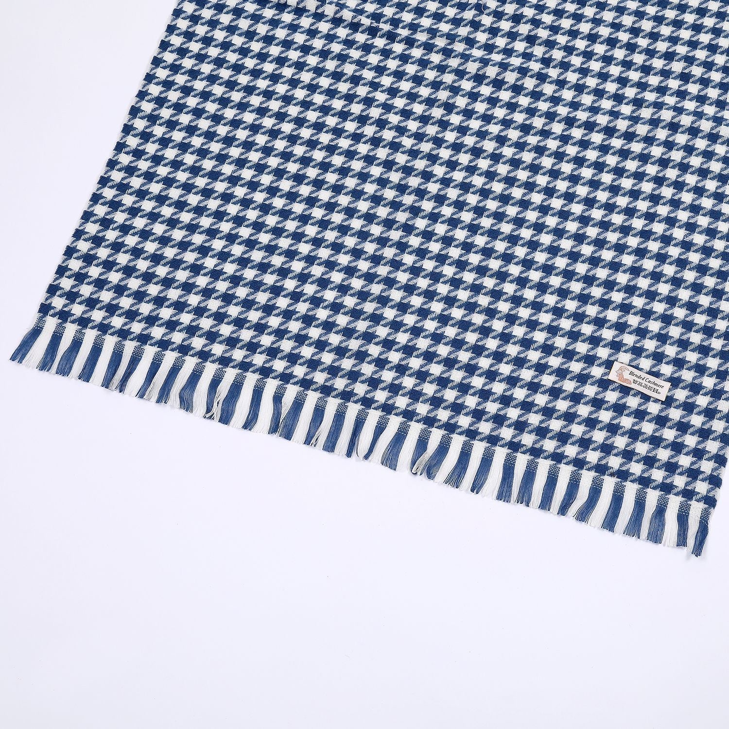 Ladies Houndstooth Print Scarf - Elegant Everyday Accessory
