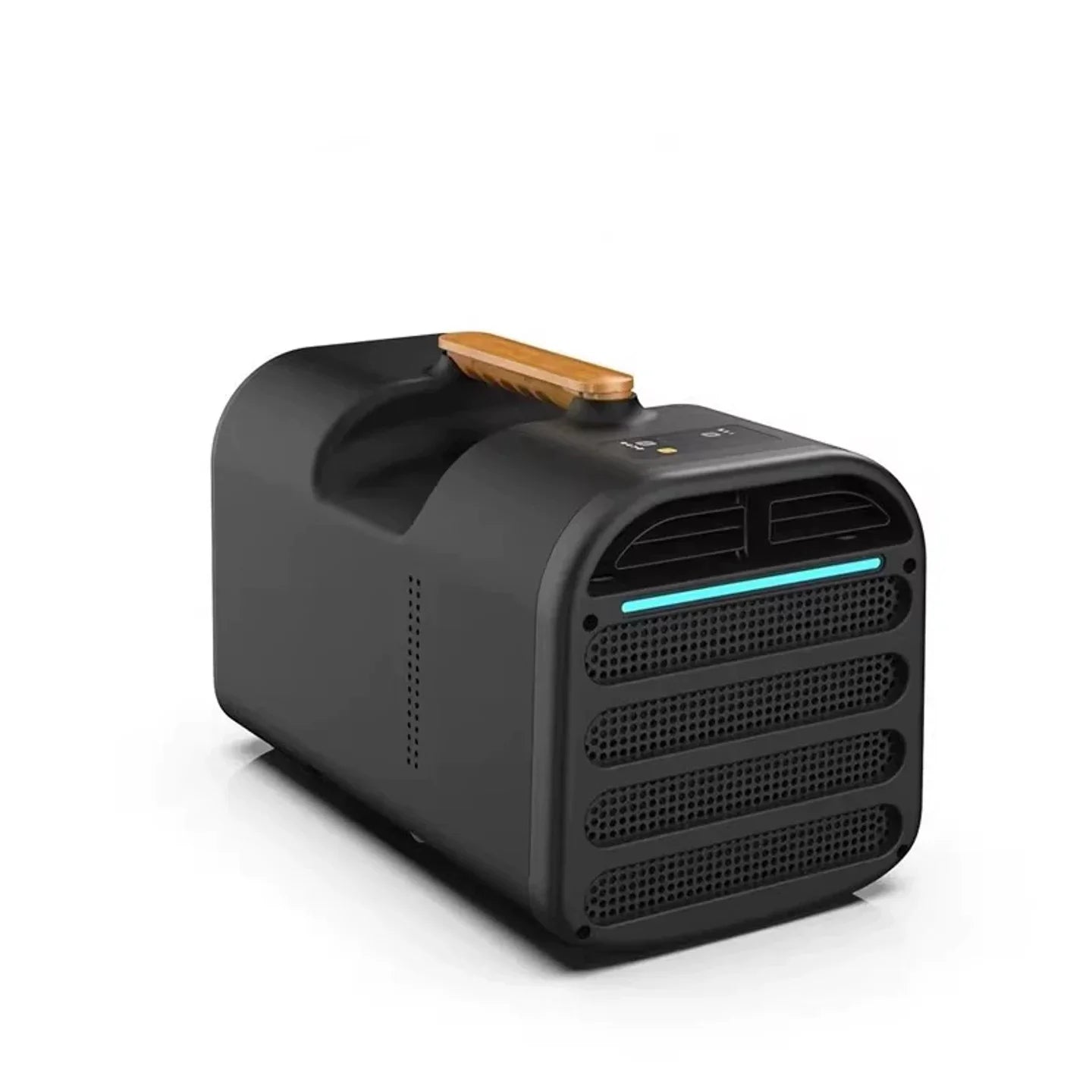 Personal Desktop Cooler & Air Purifier with Bamboo Handle