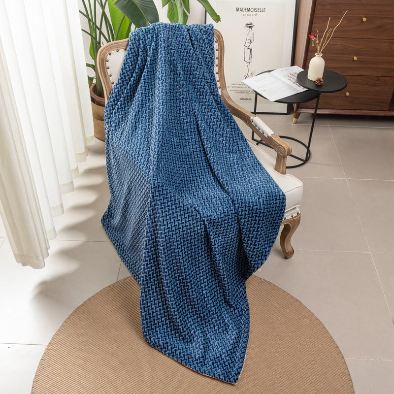 Women's Soft Cozy Microfiber Blanket - Reversible Design
