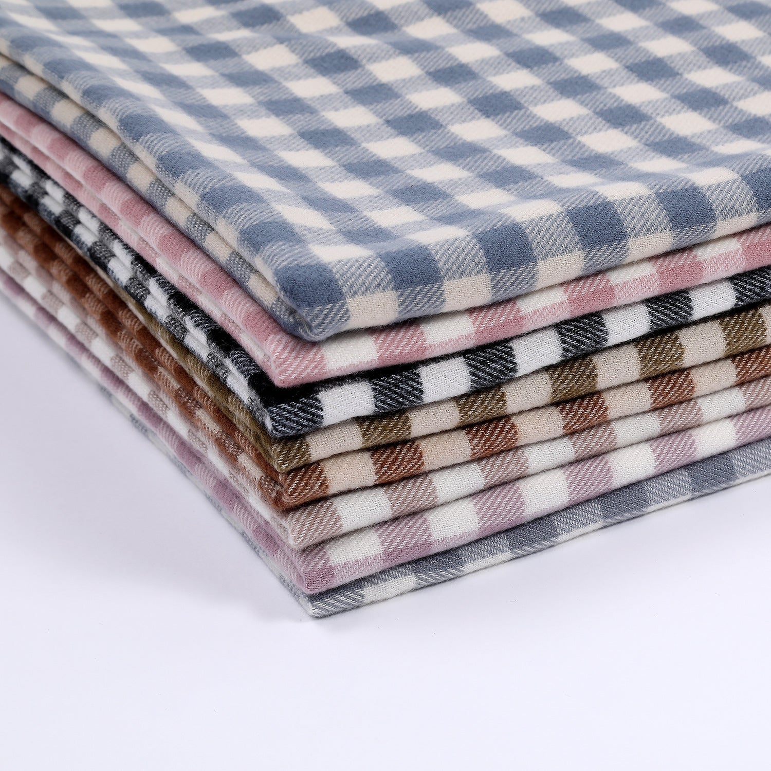 Women's Cosy Check Scarf - Classic Black & White Wrap