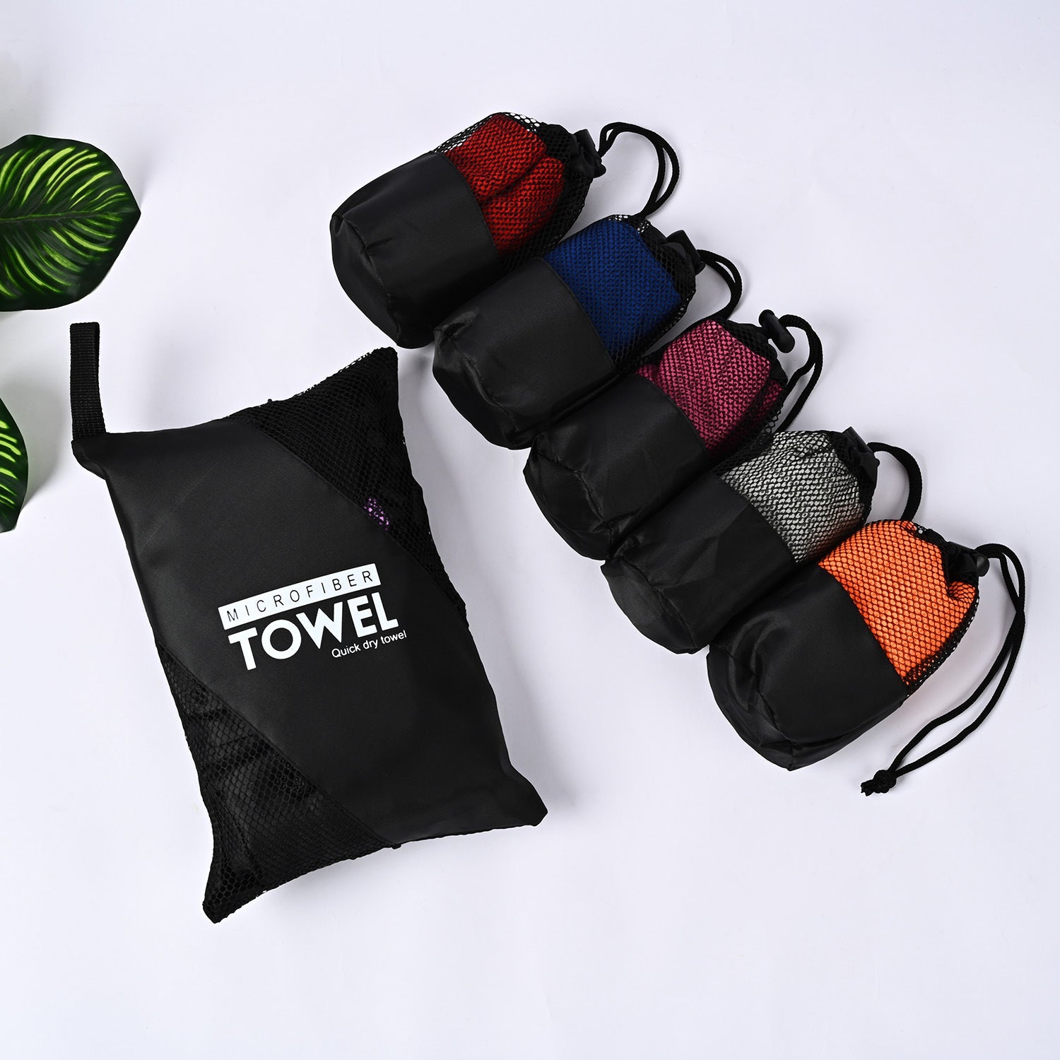 Multifunctional Microfiber Towel - Quick-Dry Sports & Travel Towel