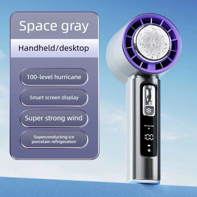 Thermoelectric Mini Air Cooler Fan with Smart Display