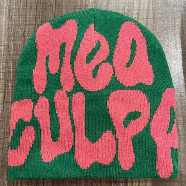 Y2K-Style Knit Beanie for Men and Women
