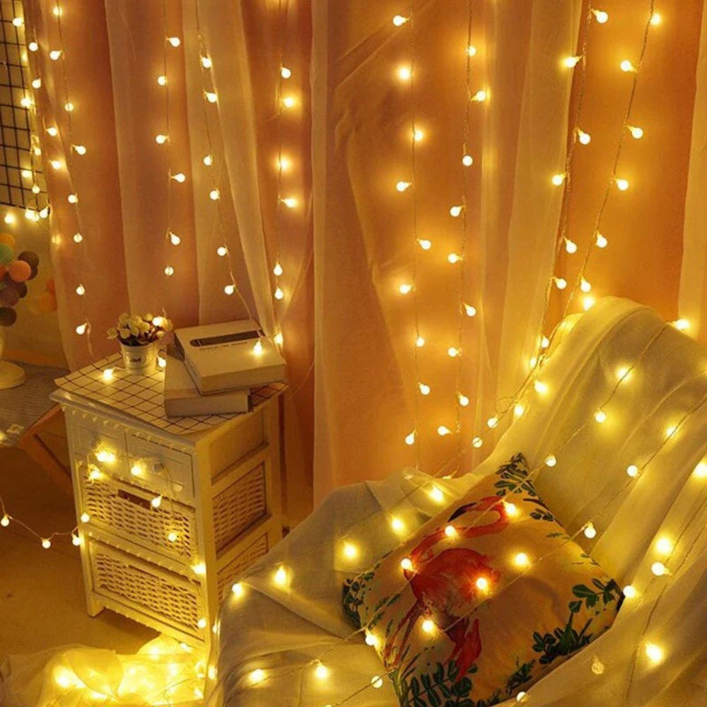 Solar String Lights - Waterproof Outdoor LED Globe Lights