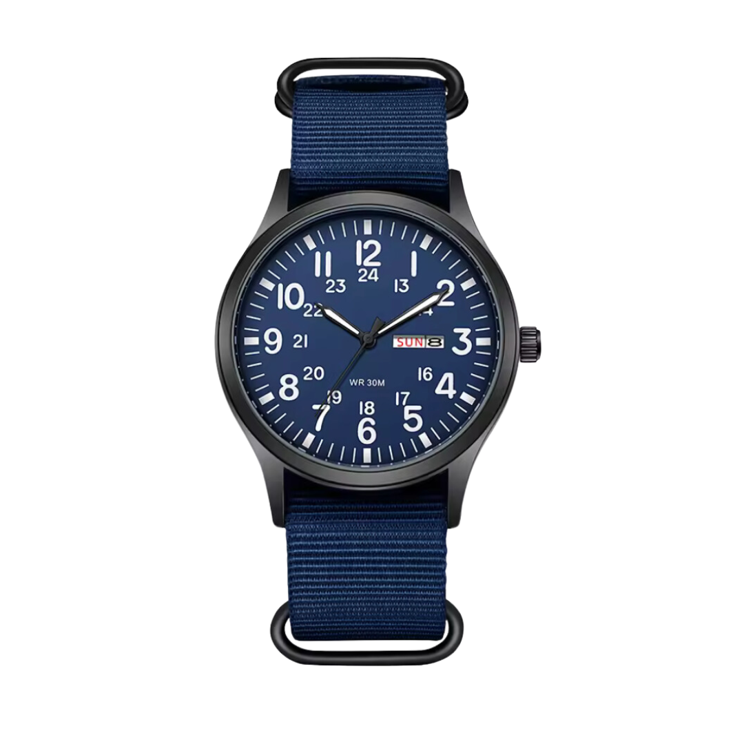 Men's Rugged Outdoor Watch – Waterproof Military Style