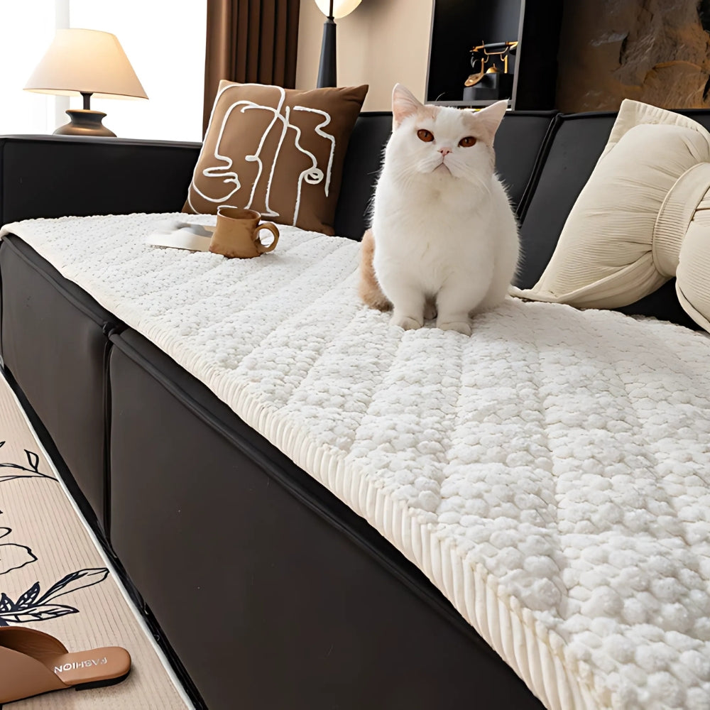 Pet-Proof Quilted Couch Protector Slipcover