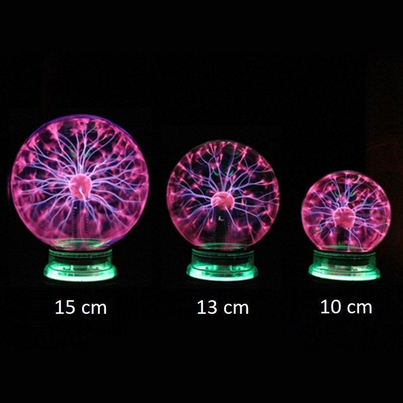 Interactive Plasma Ball Night Light - Touch Responsive