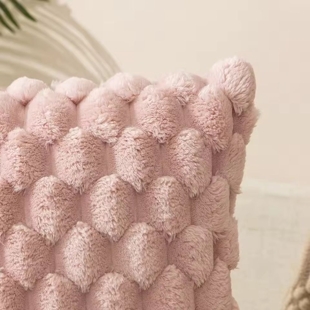 Plush Marshmallow 3D Texture Cushion Cover
