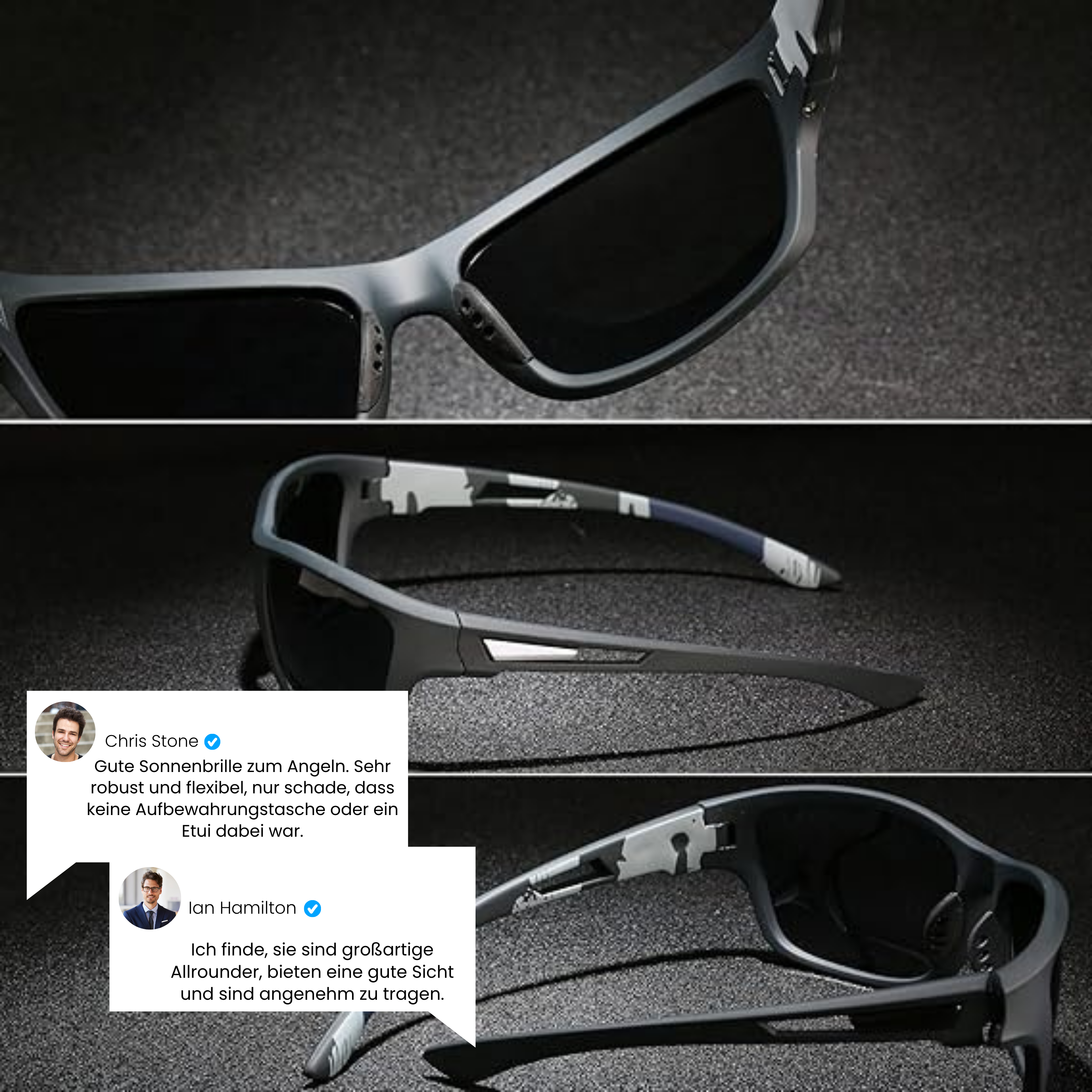 Sports Polarized Sunglasses - UV Protection & Scratch-Resistant